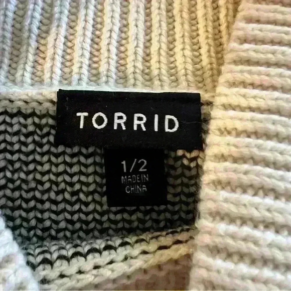 Torrid Knit Mock Neck Christmas Sweater - Picture 4 of 6